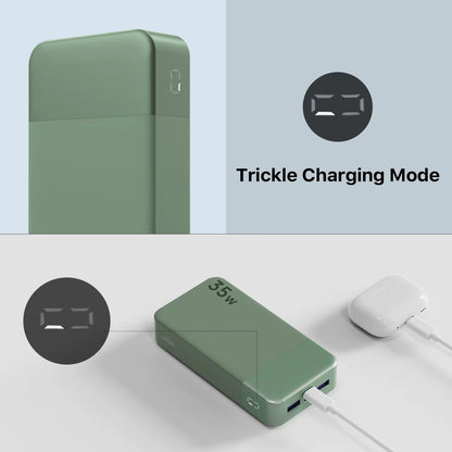 NOBIS 20,000mAh Portable Power Bank with 35W Fast Charging and USB-C Cable
